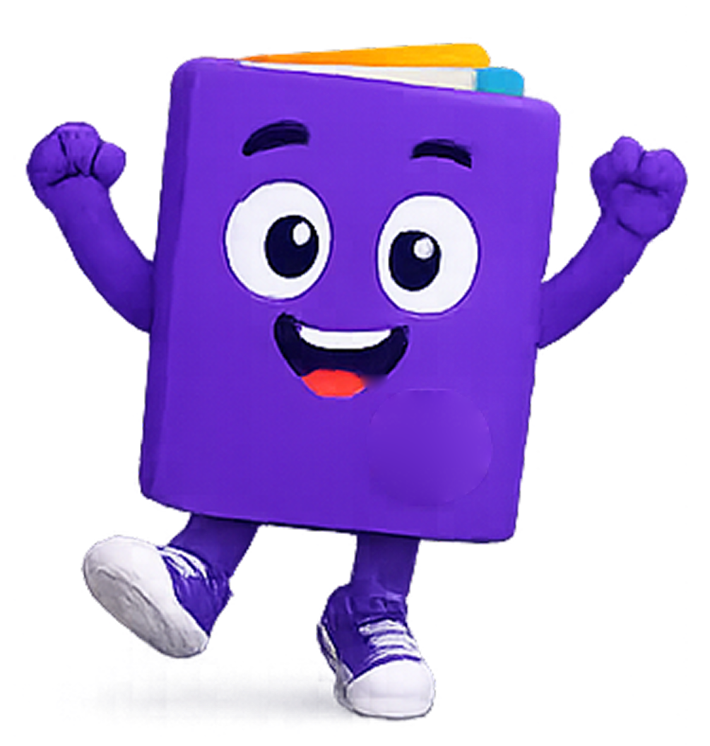 Dudu, mascote da EduFlex, comemorando a conquista